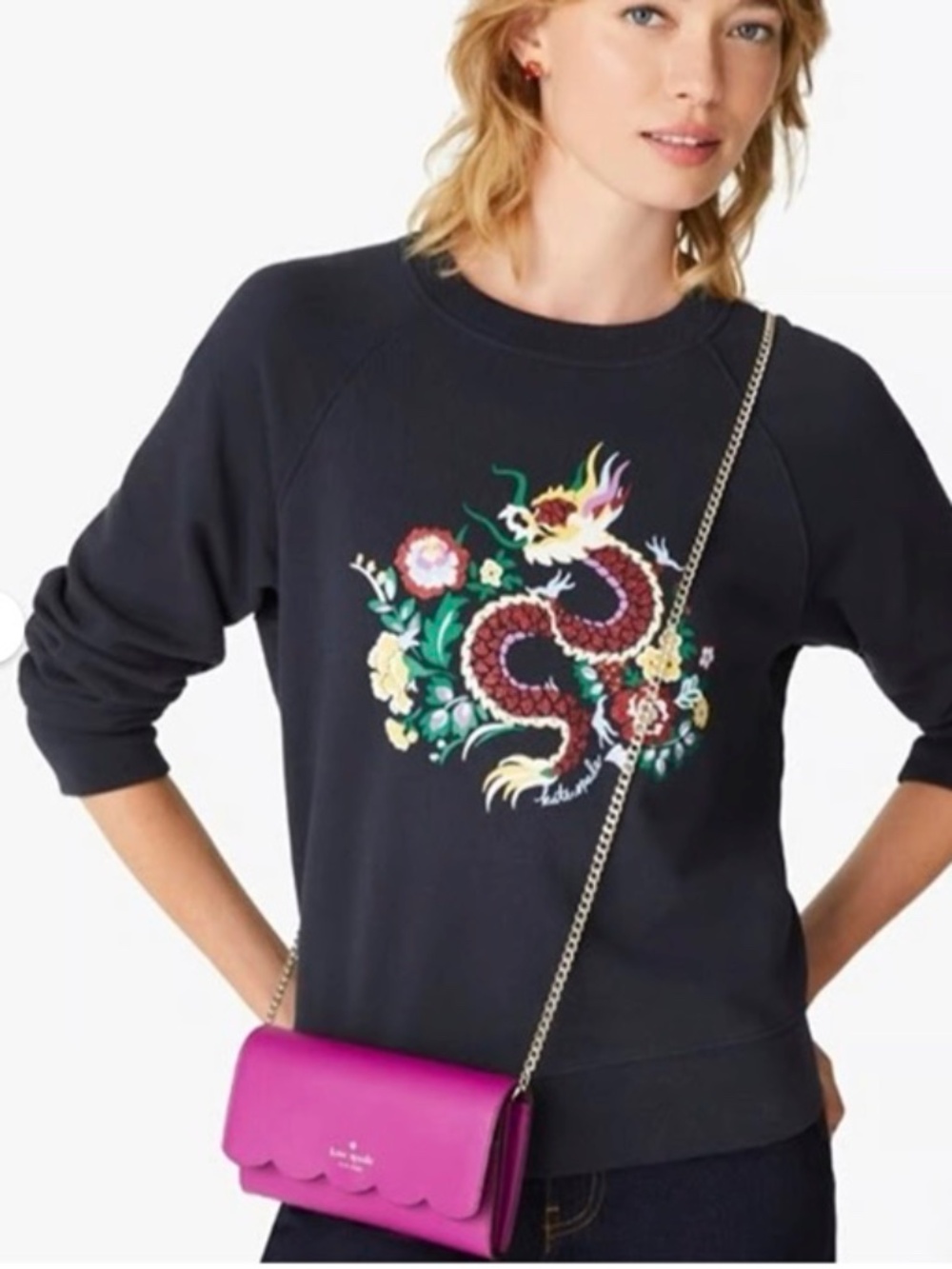 NWT Kate Spade New York Smooth Leather Gemma Crossbody / Wallet in Deep Hibiscus